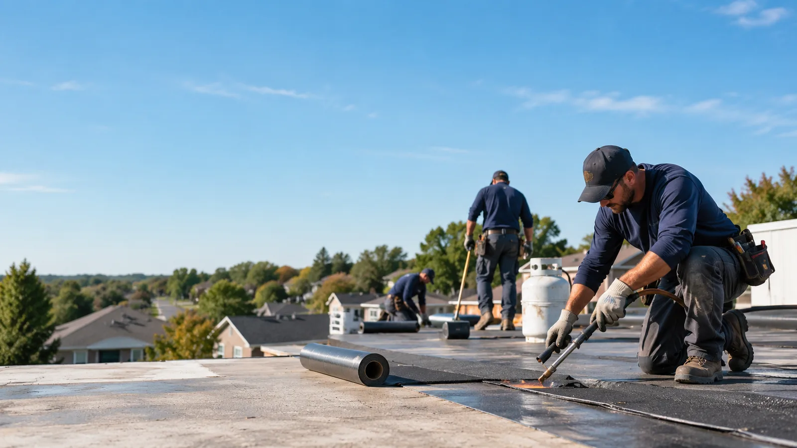 Flat Roof Leak Repair providers in Mcqueeney, TX